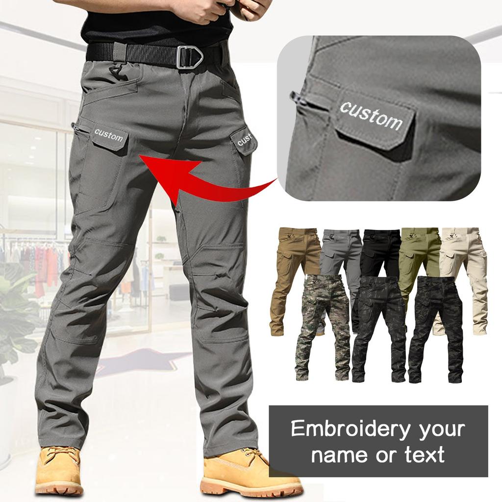 Customized For Men City Special Service Pants Military Fan Ix7 Multi Pocket Overalls