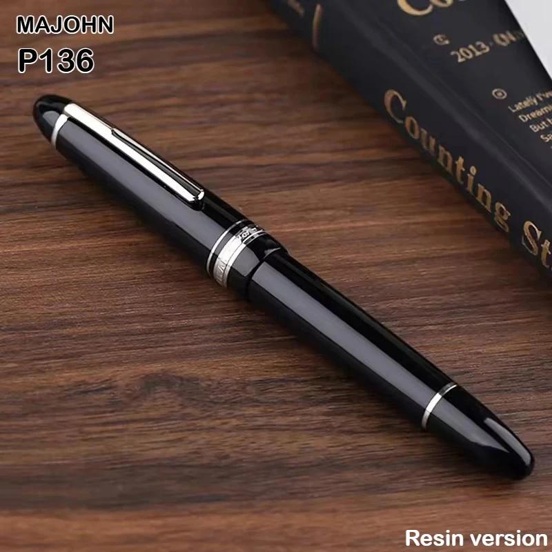 

MAJOHN P136 Piston Fountain Pen Anti-slip with 3D EF/F Anti-slip Hammer Pattern Version Pen School Supplies Stationery EF