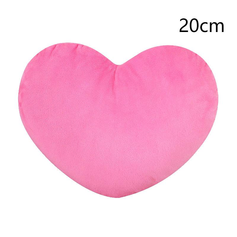 20/30Cm Heart Plush Toys Soft Cute Fuzzy Throw Pillow Toy Lovely Gift For Birthday Valentines Day Soft Stuffed Pillow