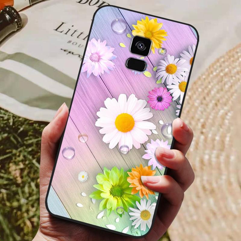 For Samsung Galaxy A8 2018 A530 A530F Case Silicon Soft TPU Phone Cover For Samsung A8 Plus 2018 A730 A730F Case Black Coques