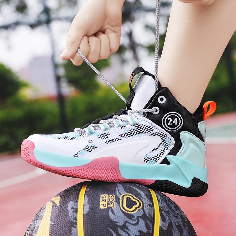 

Tide shoes student shoes fashion middle and older children boys sneakers sports shoes breathable mesh tide 2025 basketball shoes children s shoes 40 yards inner length 25.0cm