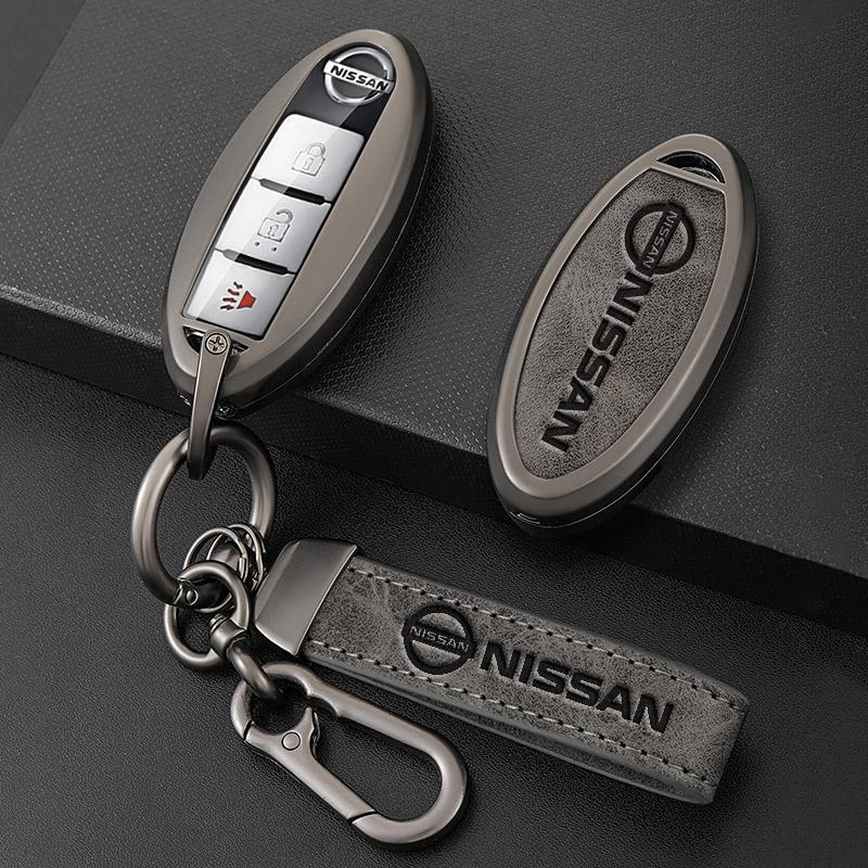 Zinc Alloy Car Styling Key Case Cover Shell Fob For Nissan Versa Maxima Altima Rogue Armada Sentra Murano Keychain Accessories
