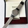 Elegant Men's Quartz Watch with Calendar - Waterproof Leather Strap
