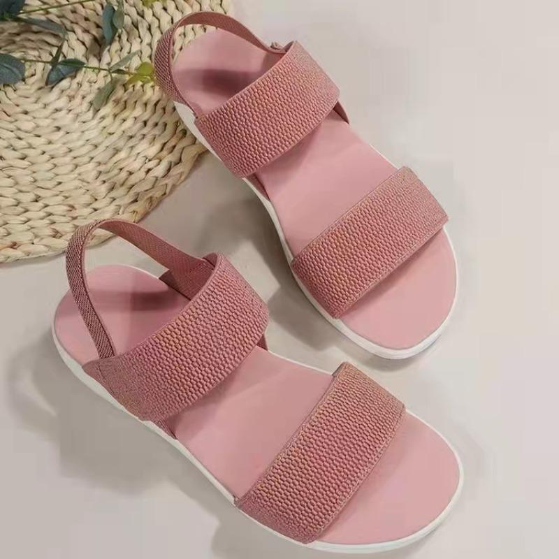 Sandalias de cuña para mujer Sandalia cómoda y transpirable Sandalia casual para verano