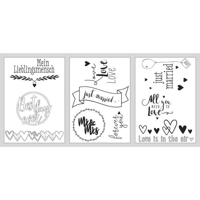 Kit de décoration - RAYHER - 3 modèles + 1 marqueur craie - Effaçable - Mixte - Adulte