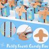 HONEYGIFTS 50 Piece Mini Suitcase Gift Box Party Favor Candy Box, Mini World Map Suitcase for Birthday Party/Wedding/Travel Themed Parties/Bride