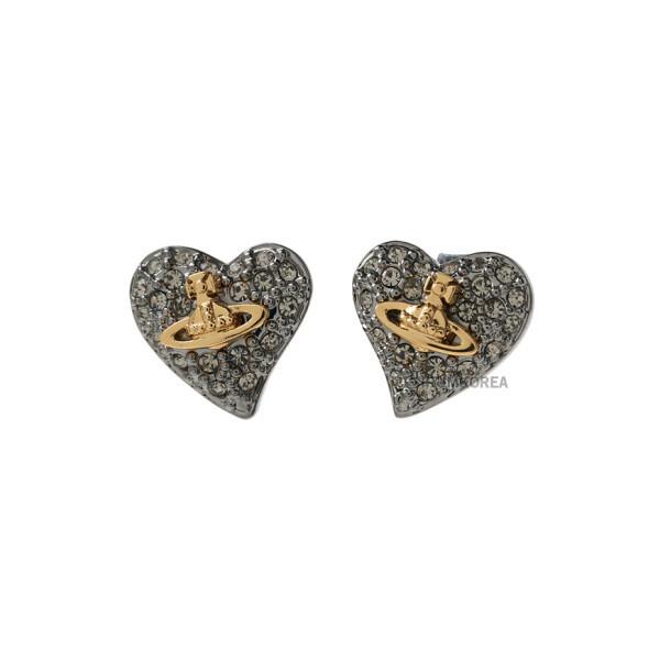 Vivienne Westwood Diamondi Heart Earrings S128