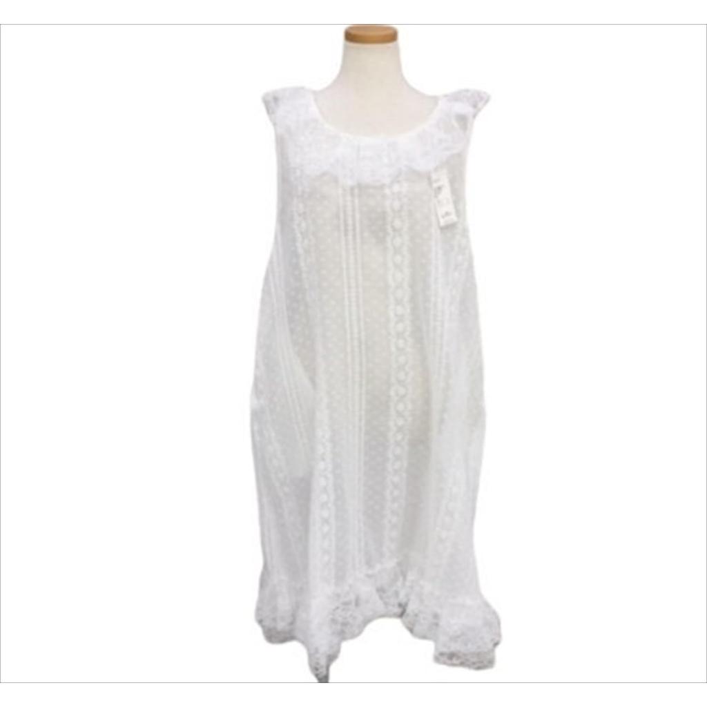 Apron Dress Apron WK5003Z1 Free Size [Vivienne] Off-white