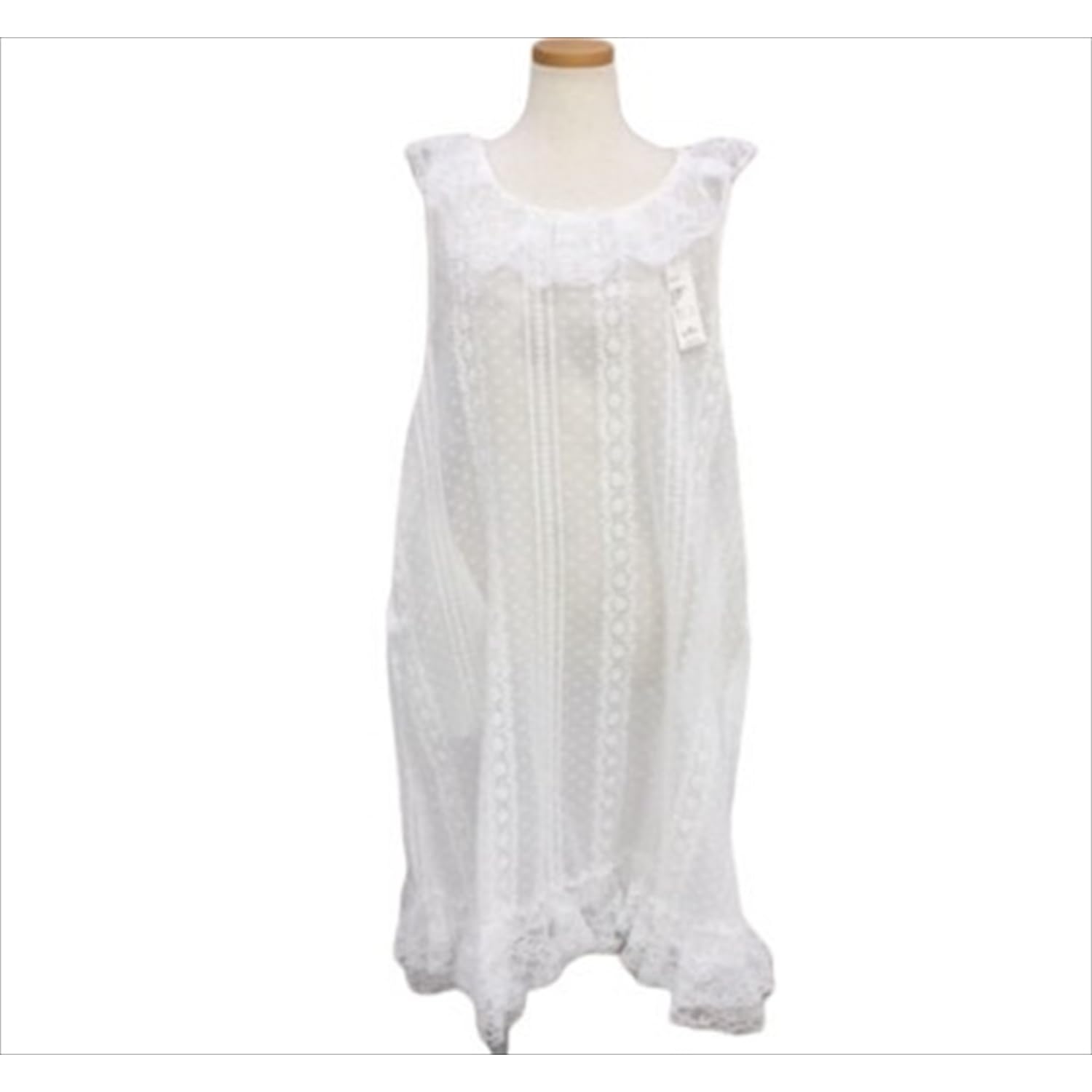 

Платье-фартук Фартук WK5003Z1 Свободный размер [Vivienne] Молочно-белый