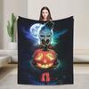 Art The Clown Terrifier Flannel Blanket Horror Movie Funny Throw Blanket For Home 200X150Cm Quilt