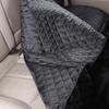 Pet Car Mat Dog Travel Car Rear Seat Protective Cover Waterproof Seat Cushion Rhombus Thickened Oxford Cloth Kennel