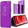 Case for iPhone 12 Mini (5.4 ") Intelligent Smart View Protection Front and Back Purple