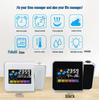 8190 LED Color Screen Projection Alarm Clock with Weather Station for Kids
