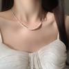 French Vintage Pearl Broken Necklace with Several Pairs of Spliced Collar Chain, Light Luxury and Trendy