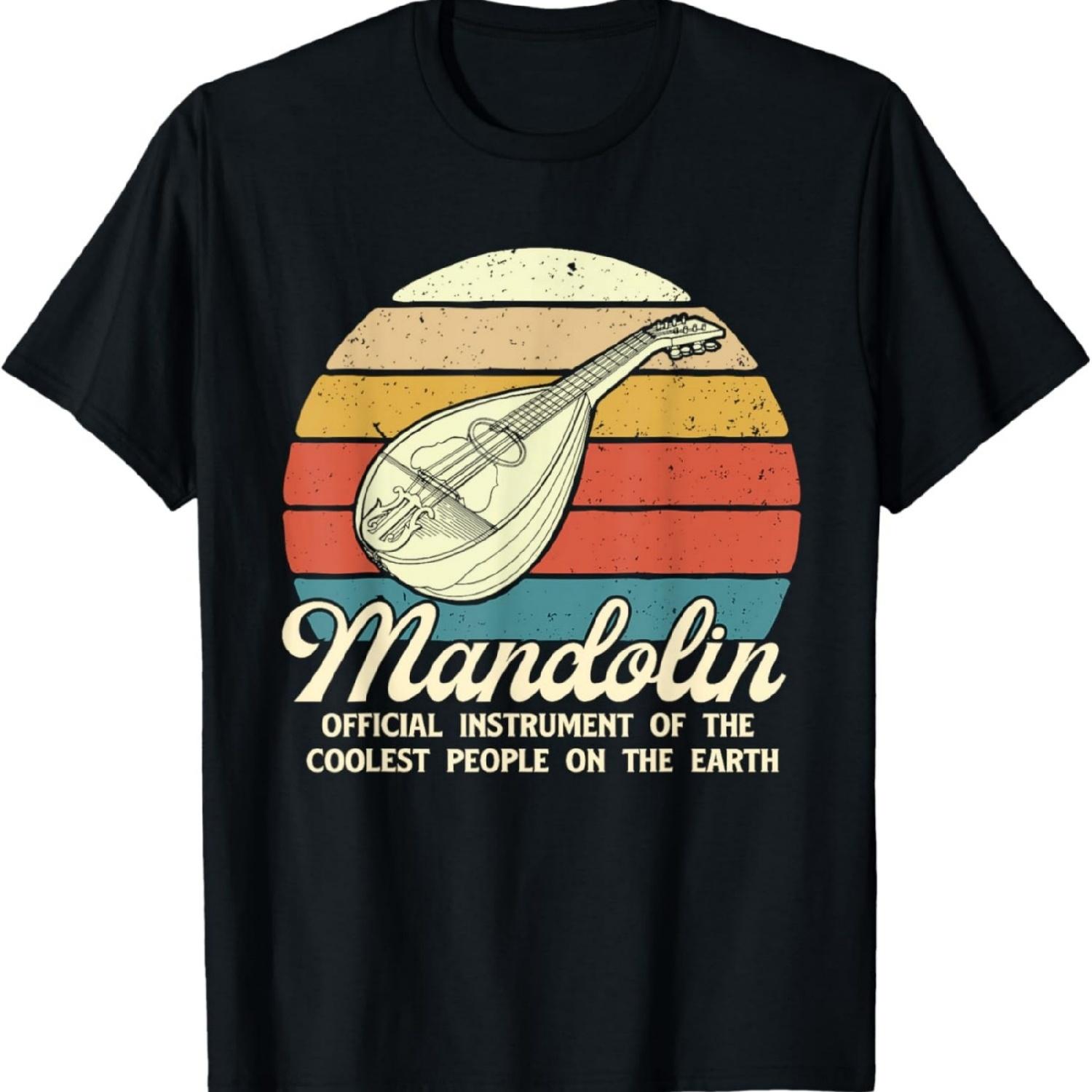 

Mandolin Music Instrument Of Coolest People - Mandolinist T-Shirt S разноцветный