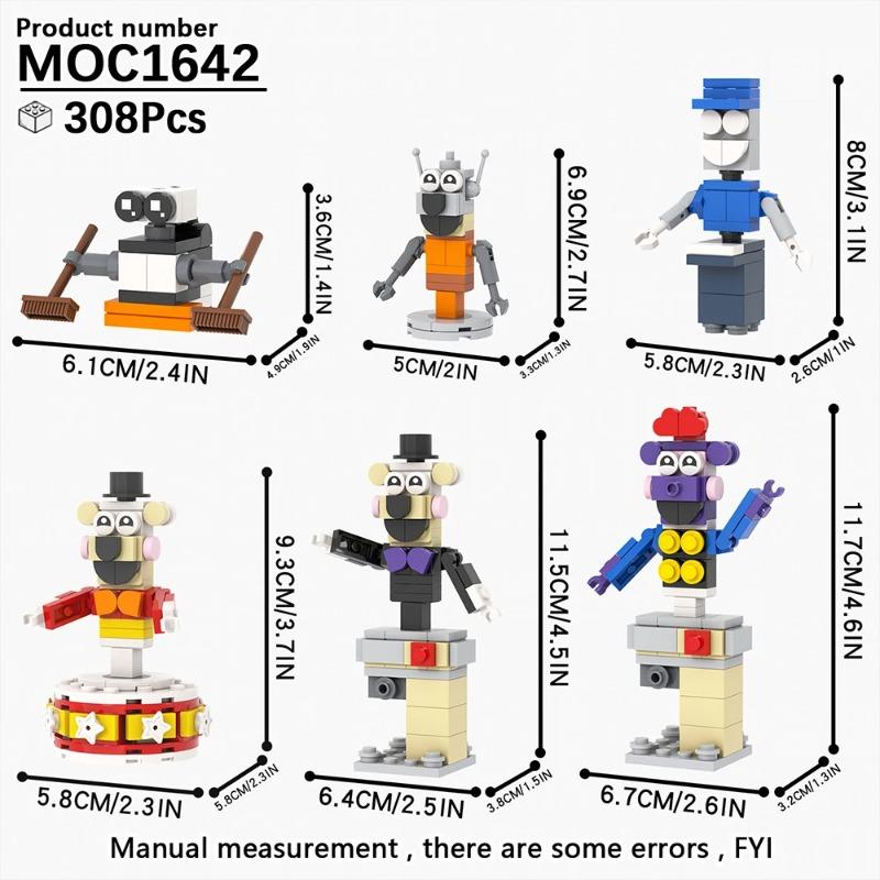 Spiel Bär Nacht Figur Monster Stein Raum Musik Bühne Szene Katze Drache Baustein Spielzeug Geburtstag Kreative Geschenke Für Erwachsene Kinder