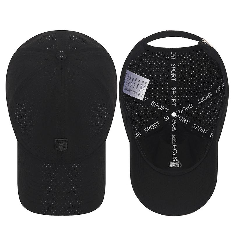 Summer Embroidered Letter Quick-Drying Hat Men Outdoor Breathable Sunshade Sunscreen Hat Sun Visor Hats Fishing Hat Peak Cap