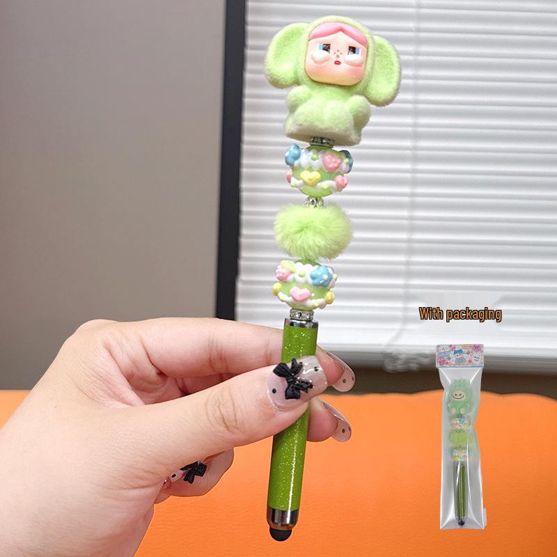 DIY Bead Pen: Cute Handmade Touchscreen Gel Pen Doll - Ideal Student Gift