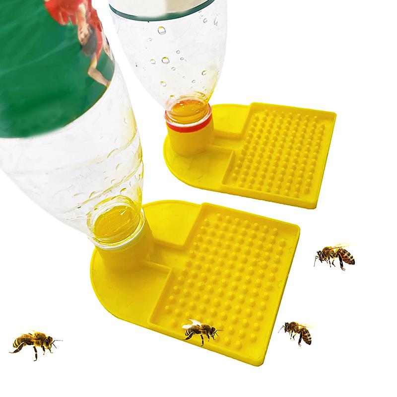 Bee Water Feeding Supplies Non Toxic Anti Drowning Beekeeper Feeder Set for Hives Garden