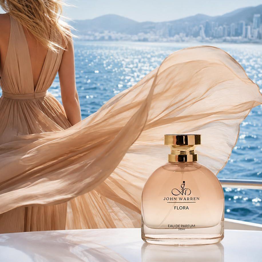 JOHN WARREN FLORA Luxury Perfume For Women, Long-Lasting Eau De Parfum