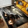 Bookshelf Moonlight Crystal Velvet Office Chair Mat Area Rug - Non-Slip, Floor Mat, Office Desk Chair Rugs,Christmas Gift-1106088