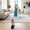 Aerial Yoga Hammock, Maximum 136.07 kg Load Aerial Silk, Yoga Swing with Nylon Fabric, Daisy Rope, PE Zipper Bag, Gymnastics Swings Suitable for Men