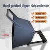 Chip Collection Cart: Handcart Machine Tool Conveyor, Iron Chip Hopper, Tipping and Waste Material Pusher.