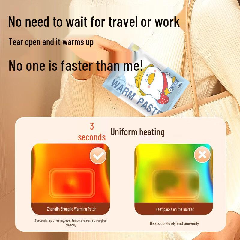 Cute Little Duck Self-Heating Hand Warmer for Girls - Relieves Period Pain