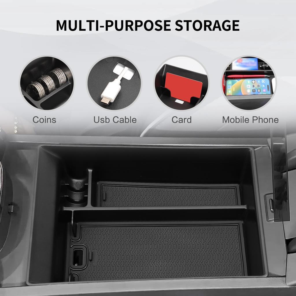 for Chery OMODA C5 EV 2025-2025 Car Armrest Storage Box Organizer Case Auto Interior Accessories Center Console Storage Tray