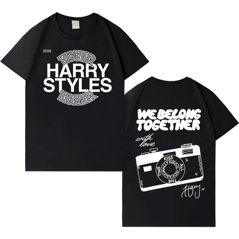 Cantante Harry Styles Insieme Album Tour 2026 Magliette Casual Cotone T-shirt Uomo Donna Vendita Calda Comoda Oversize T-shirt Streetwear