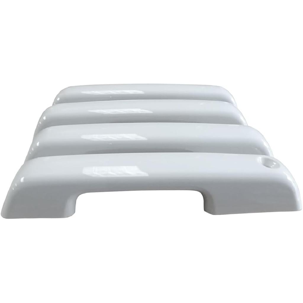 YOUNGERCAR Oxford White Door Handle Cover Fit for 2021-2024 2025 Ford F150 Bronco Door Handle Covers Overlay No Passenger Keyhole No Smart Key Holes