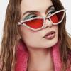 1/2 Pairs Cat Eye Sunglasses with Rhinestones Women Vintage Fashion Trendy Shades Brand Design Sun Glasses