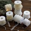 Pearl String Bead Xmas Tree Ornaments DIY Christmas Decor Xmas Hanging Pendant  Christmas