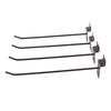 30PCS Panel Hooks Black Slatwall Hanger Thickened Easy Installation Anti Rust Display Pegs for