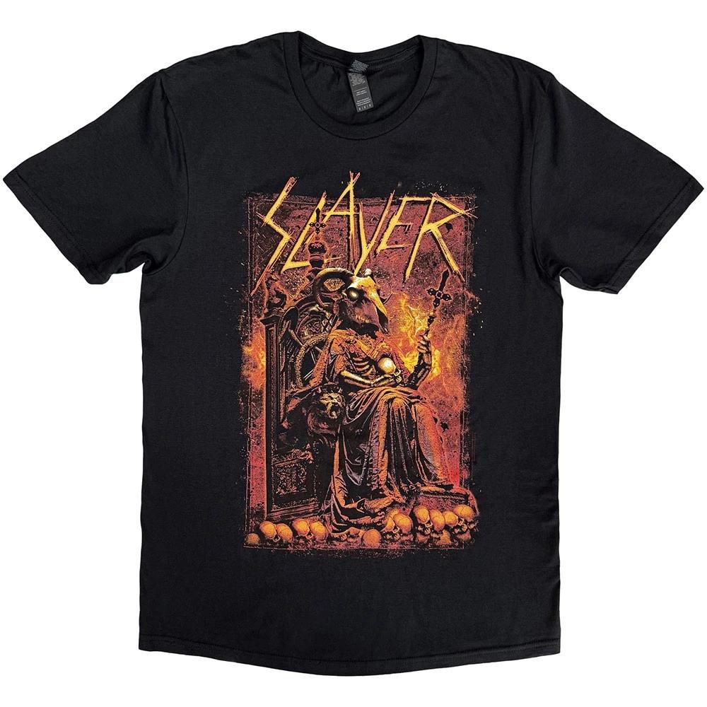 Slayer T Shirt Goat Skull band logo new Official Mens Black XL