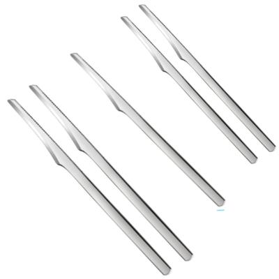 1/2/5 pezzi Pedicure Pedicure Coltello Strumenti per affilare i piedi Per rimuovere calli Pelle morta Coltello Raschietto Coltello per piedi