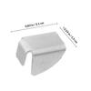 10Pcs Metal Shelf Clips Heavy Duty Cabinet Shelf Support Clip for Office File Cabinets Bookshelf Pegs Shelving Brackets Sturdy