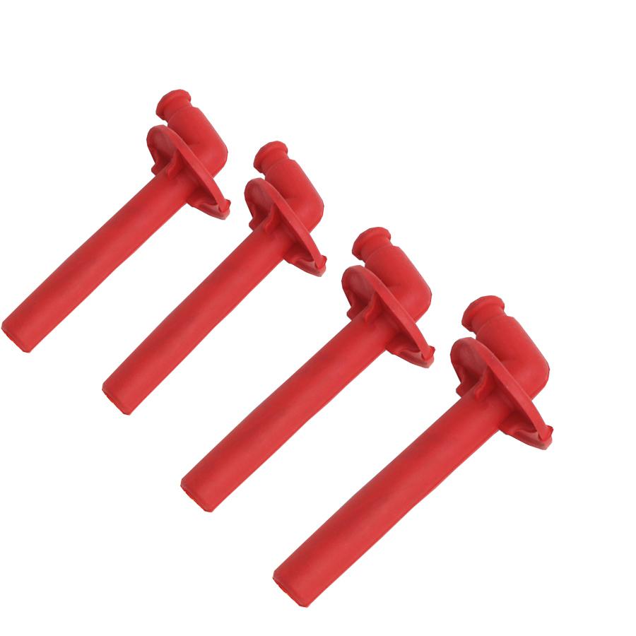 Motorcycle 4pcs Rubber Spark Plug Cap Flare Cap Cover For Honda CBR400 NC23 NC29 CB400 VTEC CB-1
