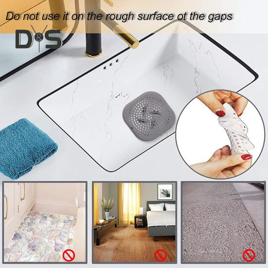 Silicone Sink Strainer Hair Catcher for Shower Drain Easy To Install Multi-Functional Effective Shower Drain Protector Hair Stopper for Bathroom Tub
