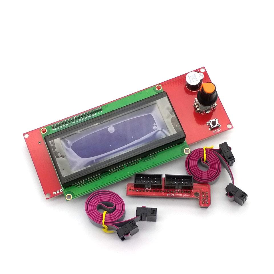 LCD 2004 Panel de Control Pantalla Controlador Inteligente Compatible con Ramps 1.4 Ramps Para Impresora 3D RepRap Mendel