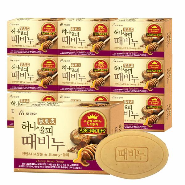 mugunghwa honey yulpi soap 90g x 10