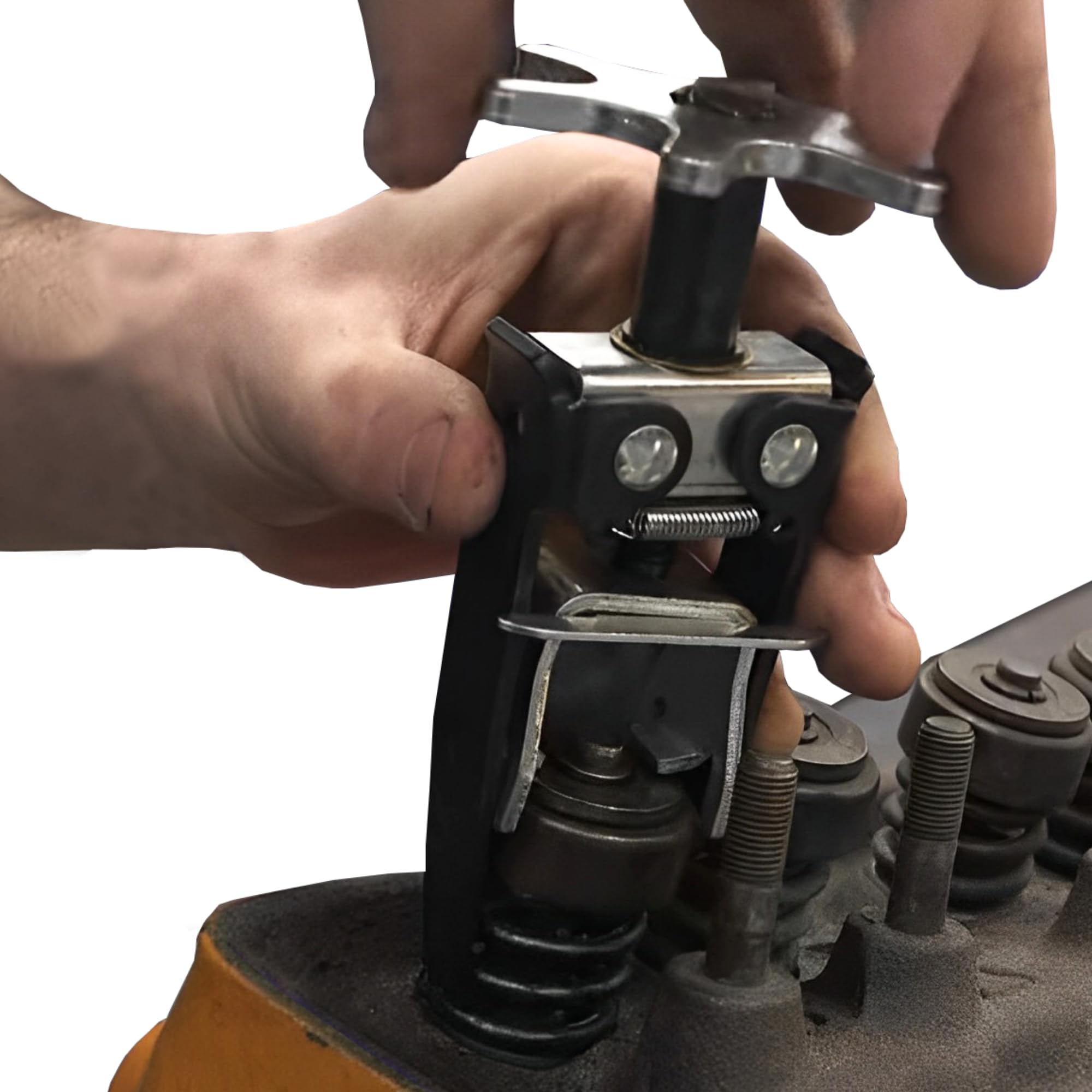 

AZ-FRONT Компрессор клапанных пружин для обычных двигателей легковых автомобилей, несъемная головка цилиндра, изготовлен из легированной стали