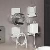 Foldable Wall-Mounted Hook Hooks - No Drill, Easy Install, Durable Plastic, Ideal for Shaving and Grooming Tools, Utility Hooks