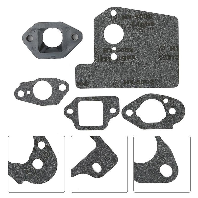 Carburetor Insulator Gasket For Honda GCV160 GCV190 GSV190 Engine Garden Lawn Mower Parts Carburetor Kit