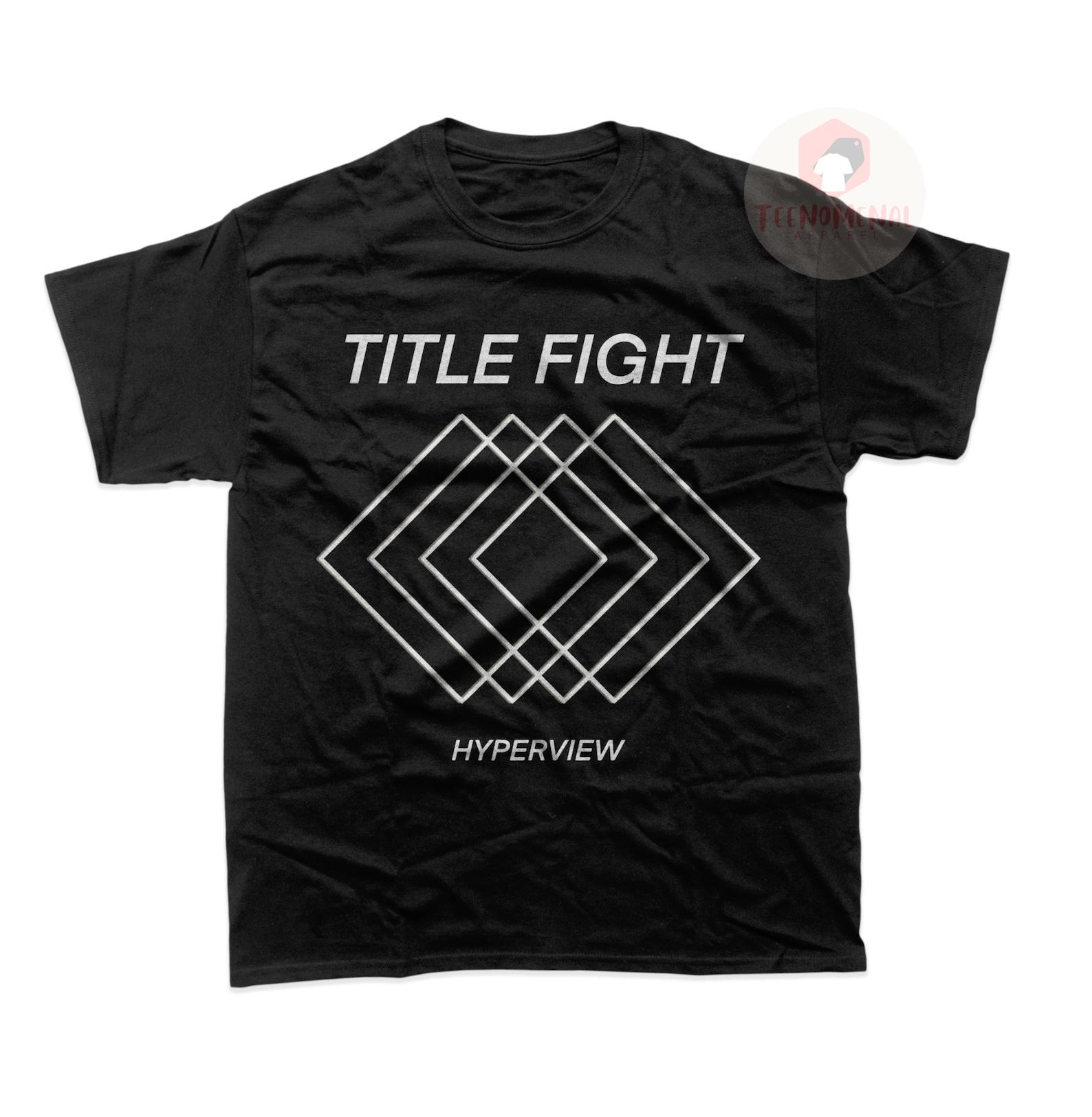 Title Fight Unisex T-Shirt - Hyperview Album Tee - Rock Music Band Shirt - Printed Indie Music Gift for Fans L