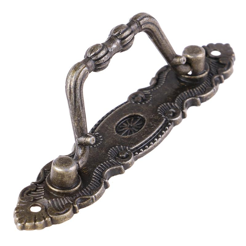 Antique Bronze Furniture Handle Zinc Alloy Drawer Door For Dresser Drawer