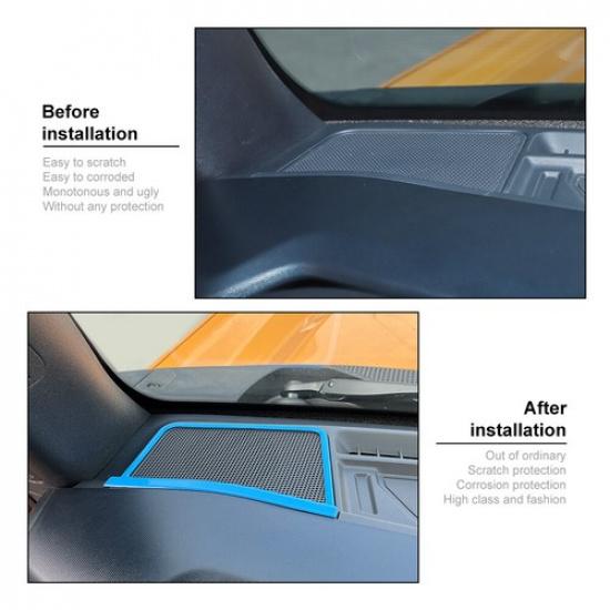 Interior Dashboard Speaker Decor Bezel Cover Trim Ring Frame For Ford Bronco 21+