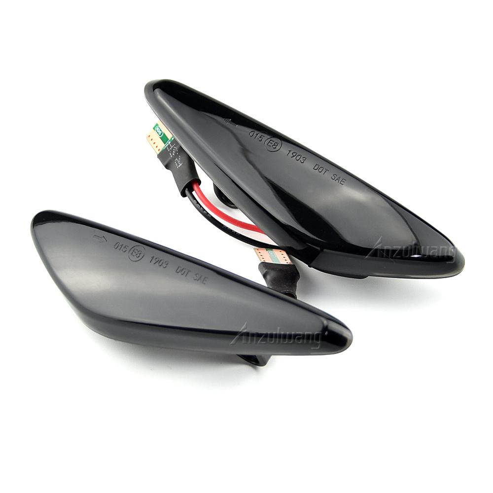 Flashing LED Dynamic Turn Signal Blinker Light For Mazda 5 CW 6 GH MX-5 ND RX-8 Car Side Marker Light For Fiat 124 Spider