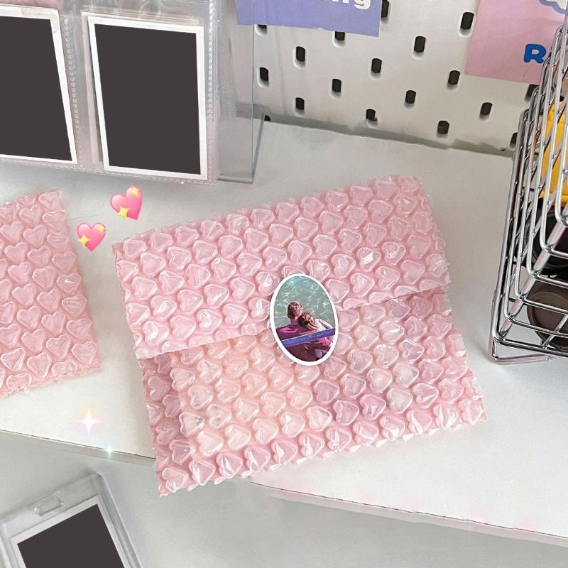 Bubble Bags Bubble Packaging Bags Heart Bubble Cushioning Bags for Mailing