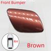 Auto Part Front Bumper Headlamp Washer Spray Nozzle Cover Cap For VOLVO XC60 2009 2010 2011 2012 2013 30763410 30763411 Trim Lid